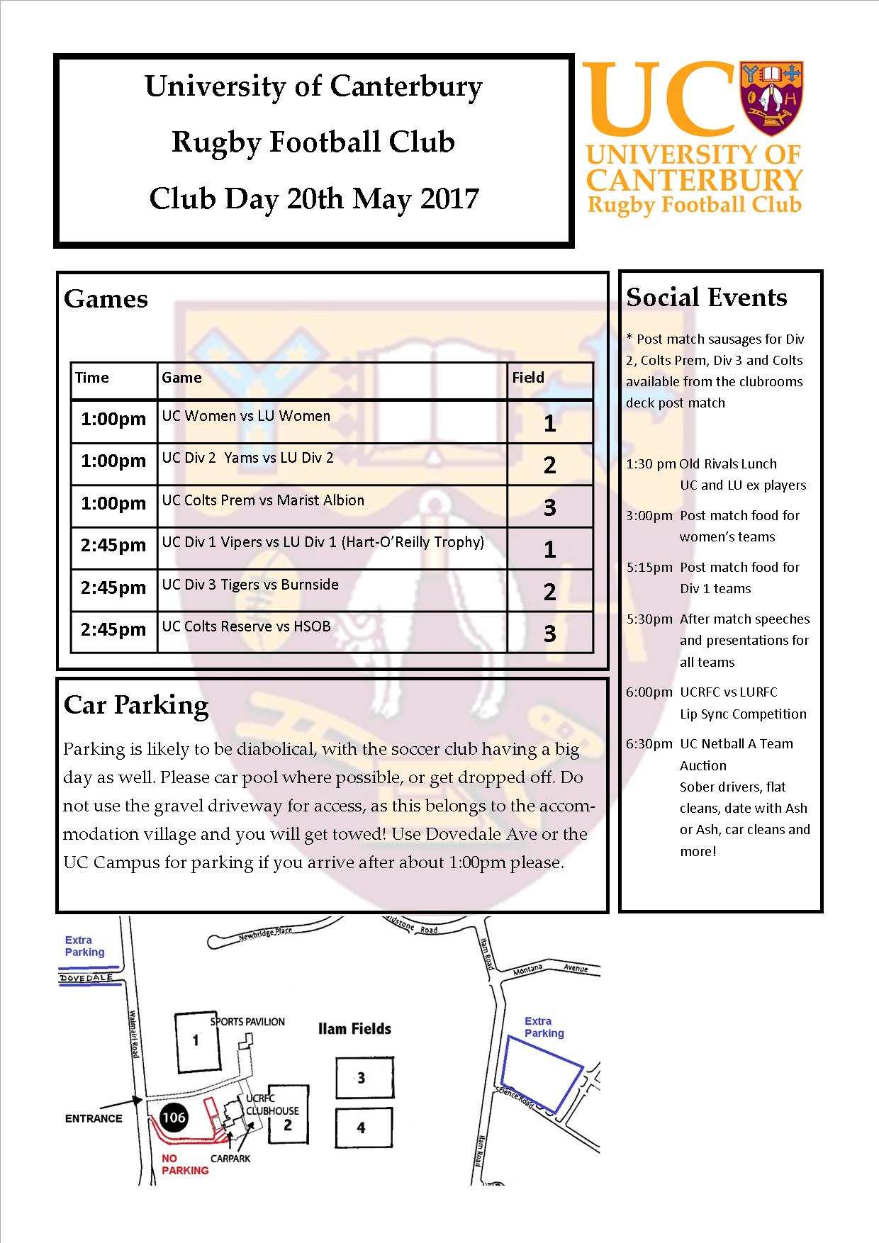 Club Day Flyer