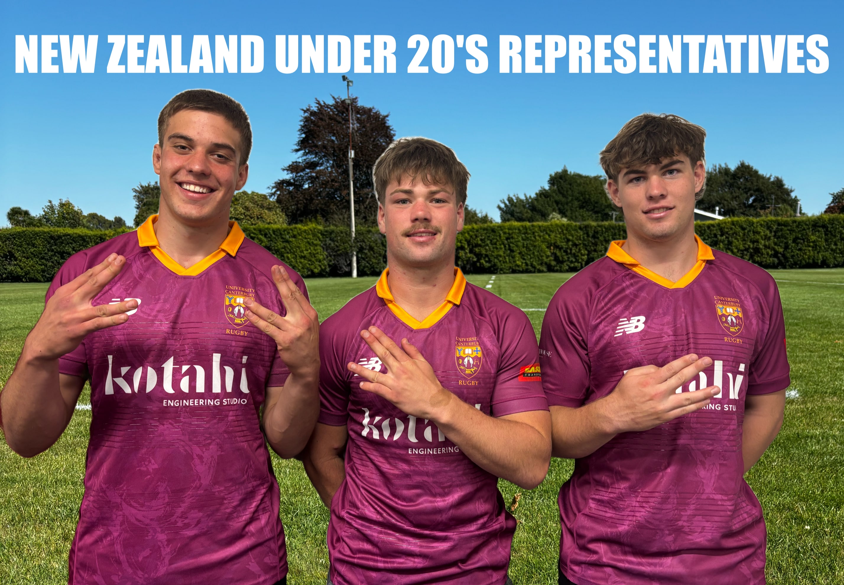 NEW ZEALAND UNDER 20’S